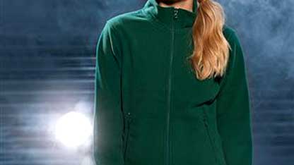 TS14F: Women's full-zip fleece TS14F: Women's full-zip fleece