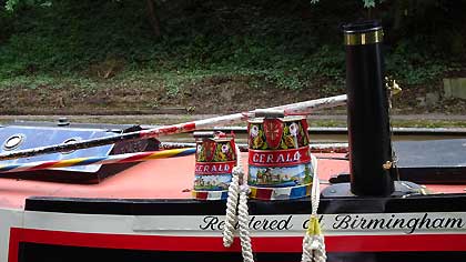 Historic steel boat Gerald ( built circa 1907 - registered in 1912) : Location, Audlem Cheshire