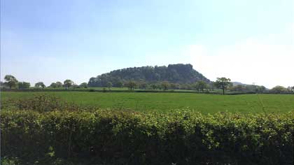 Day 2 : 6th May Beeston Castle from Wharton's Br.